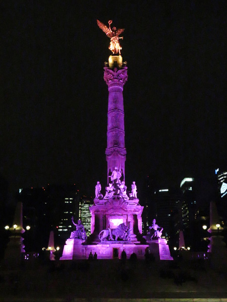 El Ángel de la Independencia in Mexico City, Mexico.