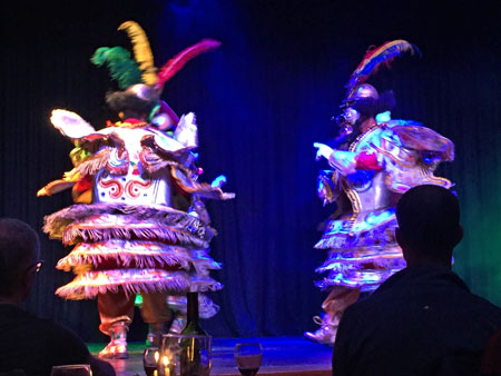 A traditional Bolivian Waca Waca dance at Origenes in Sucre, Bolivia.