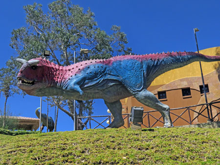 A model of Carnotosaurus at Parque Cretacico in Sucre, Bolivia.